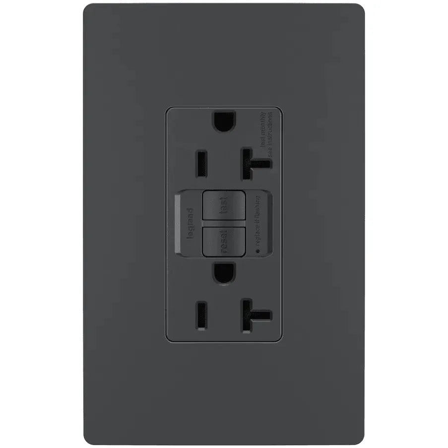 Legrand Radiant - radiant® Spec Grade 20A Tamper Resistant Self Test GFCI Receptacle - 2097TRGCC4 | Montreal Lighting & Hardware