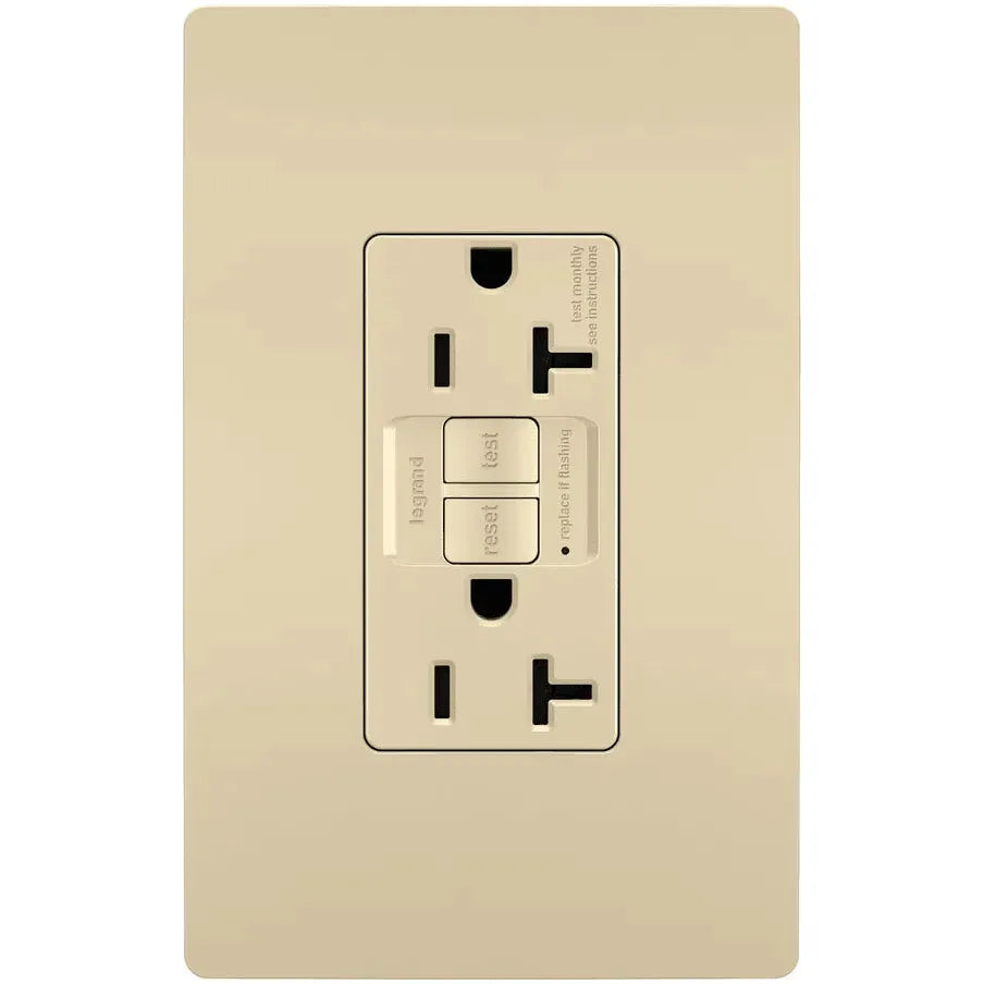 Legrand Radiant - radiant® Spec Grade 20A Tamper Resistant Self Test GFCI Receptacle - 2097TRI | Montreal Lighting & Hardware