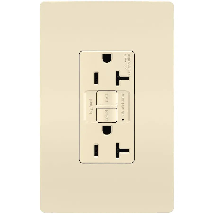Legrand Radiant - radiant® Spec Grade 20A Tamper Resistant Self Test GFCI Receptacle - 2097TRLA | Montreal Lighting & Hardware