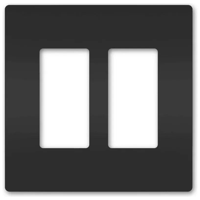 Legrand Radiant - radiant® Two-Gang Screwless Wall Plate - RWP262BK | Montreal Lighting & Hardware