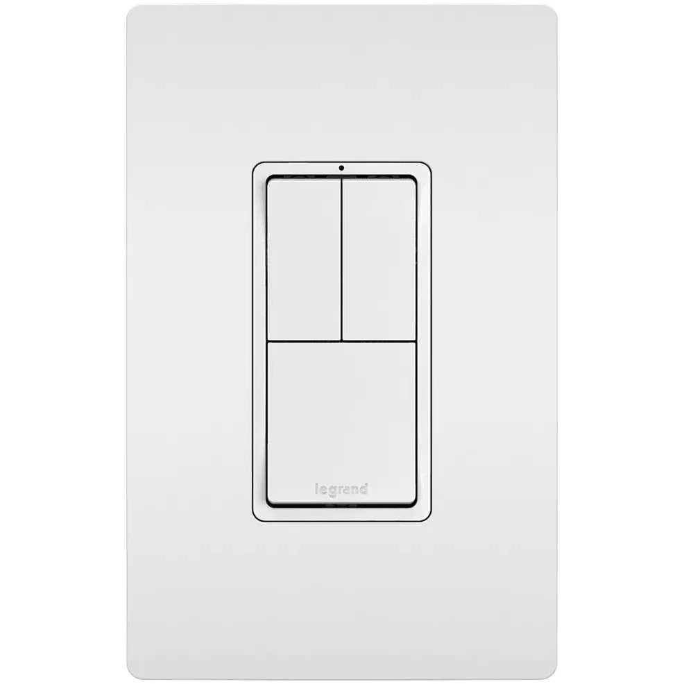 Legrand Radiant - radiant® Two Single-Pole Switches and Single Pole/3-Way Switch - RCD113W | Montreal Lighting & Hardware