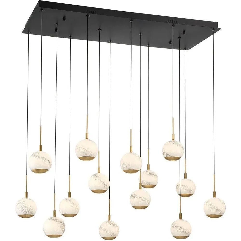 Lib&Co. - Baveno Linear Chandelier - 10209-02 | Montreal Lighting & Hardware