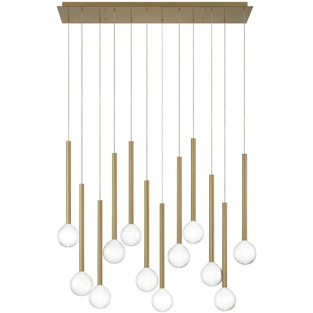 Lib&Co. - Positano Linear Chandelier - 10150-07 | Montreal Lighting & Hardware