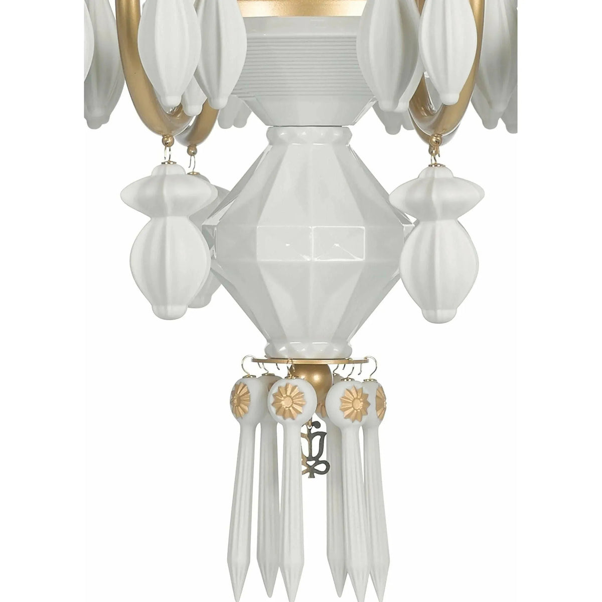Lladro - Belle de Nuit 12 Lights Chandelier - 01023189 | Montreal Lighting & Hardware