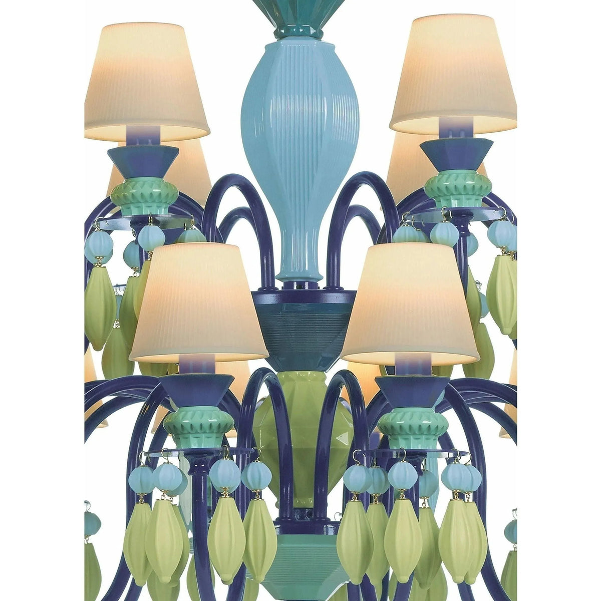 Lladro - Belle de Nuit 24 Lights Chandelier - 01023914 | Montreal Lighting & Hardware
