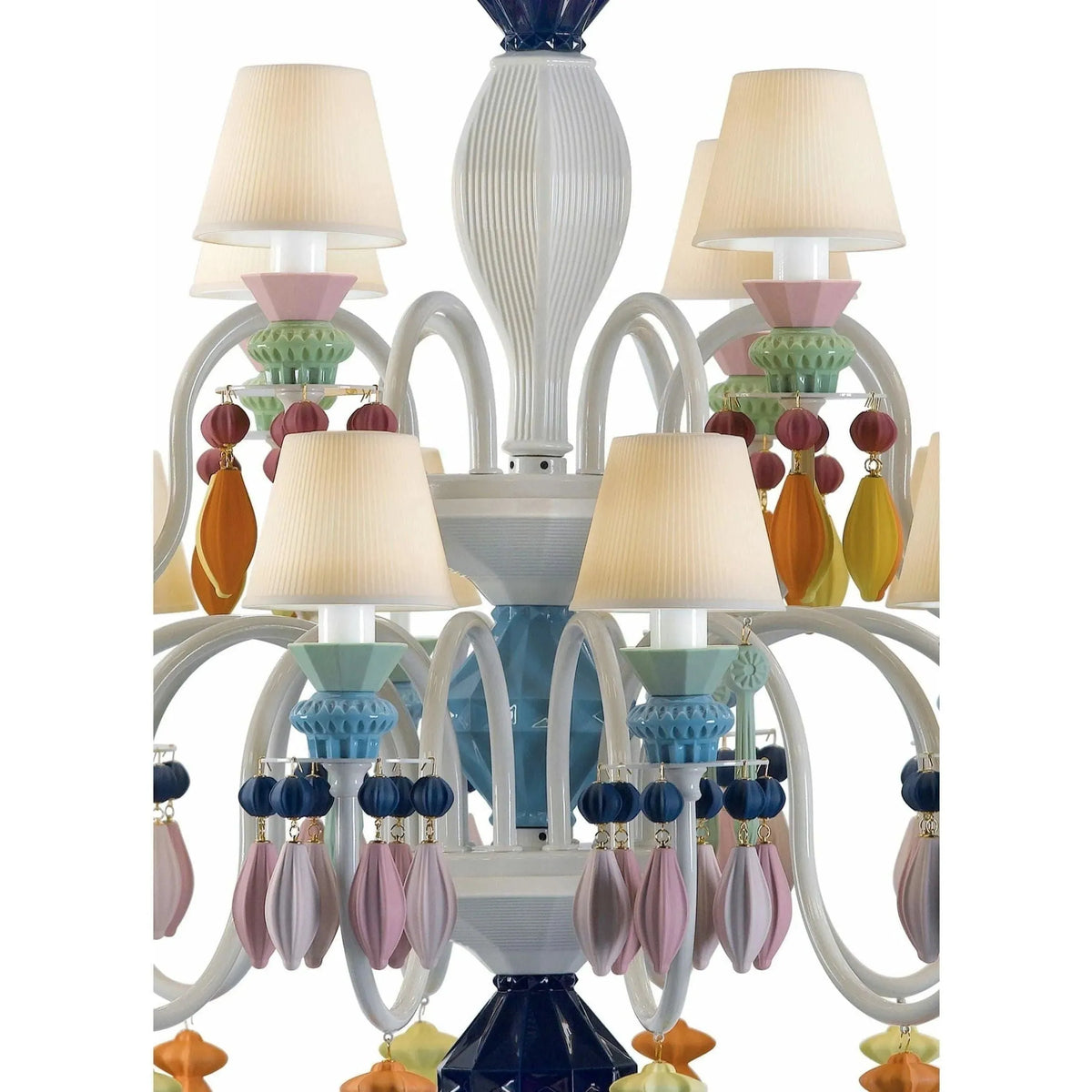 Lladro - Belle de Nuit 24 Lights Chandelier - 01023914 | Montreal Lighting & Hardware
