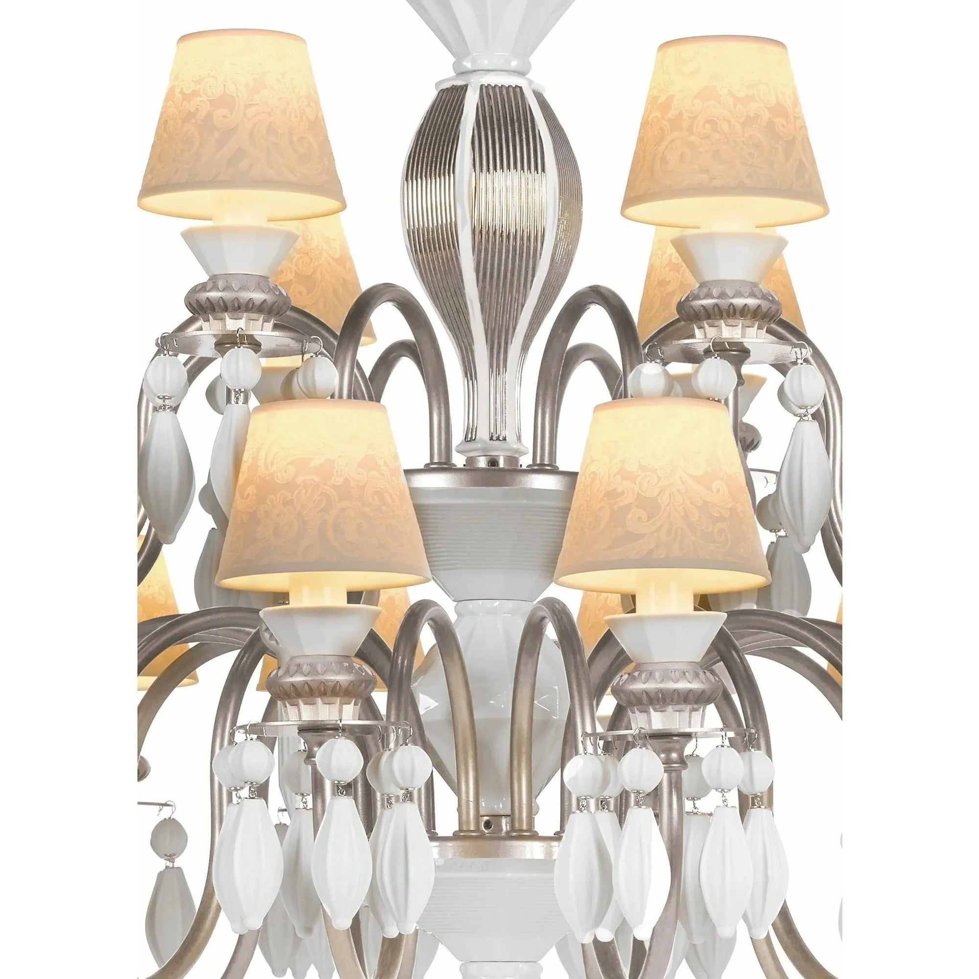Lladro - Belle de Nuit 24 Lights Chandelier - 01023750 | Montreal Lighting & Hardware