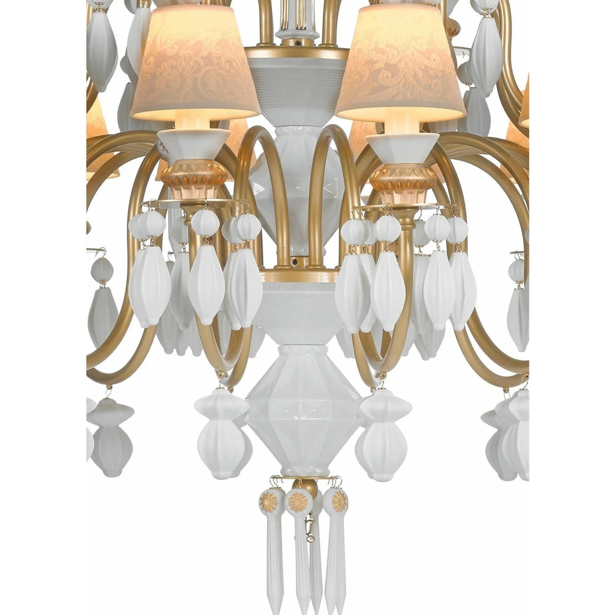 Lladro - Belle de Nuit 24 Lights Chandelier - 01023914 | Montreal Lighting & Hardware