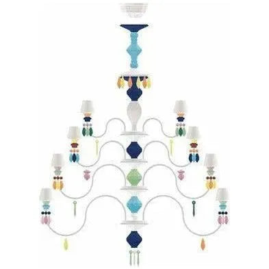 Lladro - Belle de Nuit 56 Lights Chandelier - 01023784 | Montreal Lighting & Hardware
