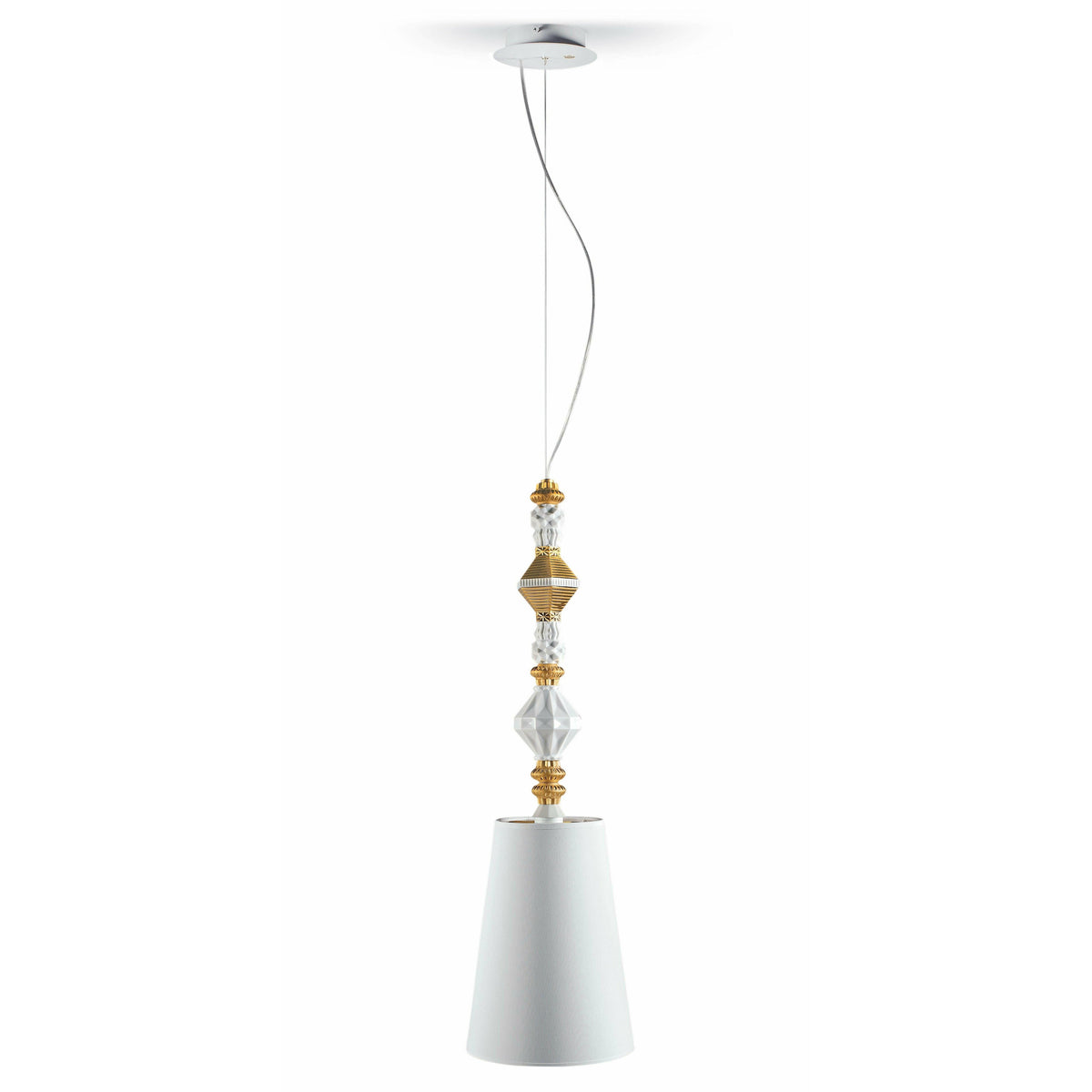 Lladro - Belle de Nuit Ceiling Lamp II - 01023452 | Montreal Lighting & Hardware