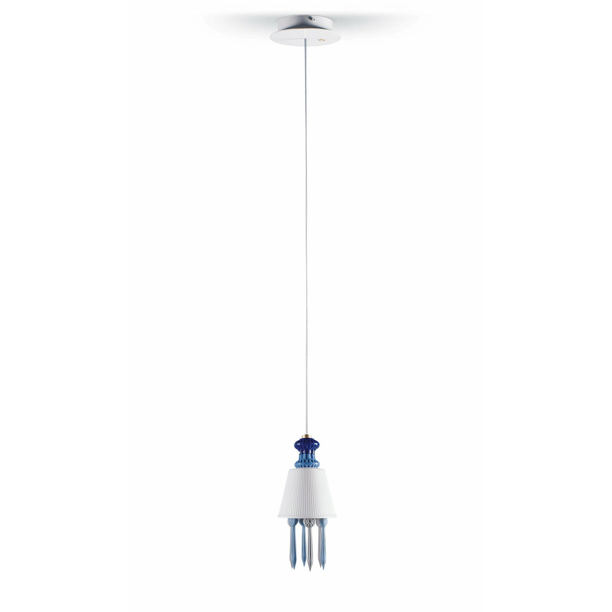 Lladro - Belle de Nuit Ceiling Lamp with Lithophane - 01023412 | Montreal Lighting & Hardware