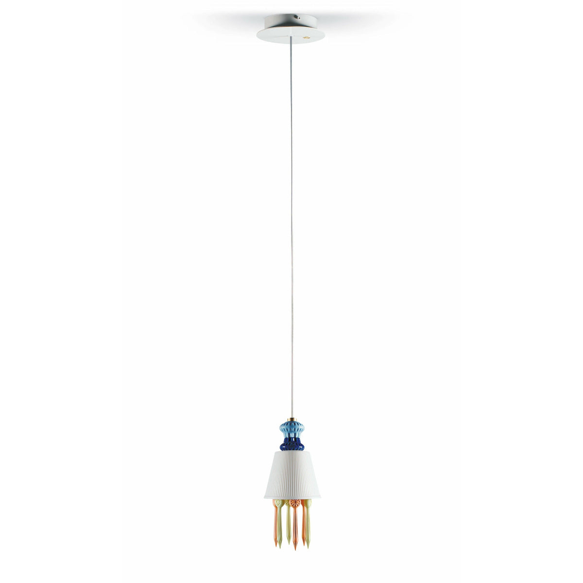 Lladro - Belle de Nuit Ceiling Lamp with Lithophane - 01023446 | Montreal Lighting & Hardware
