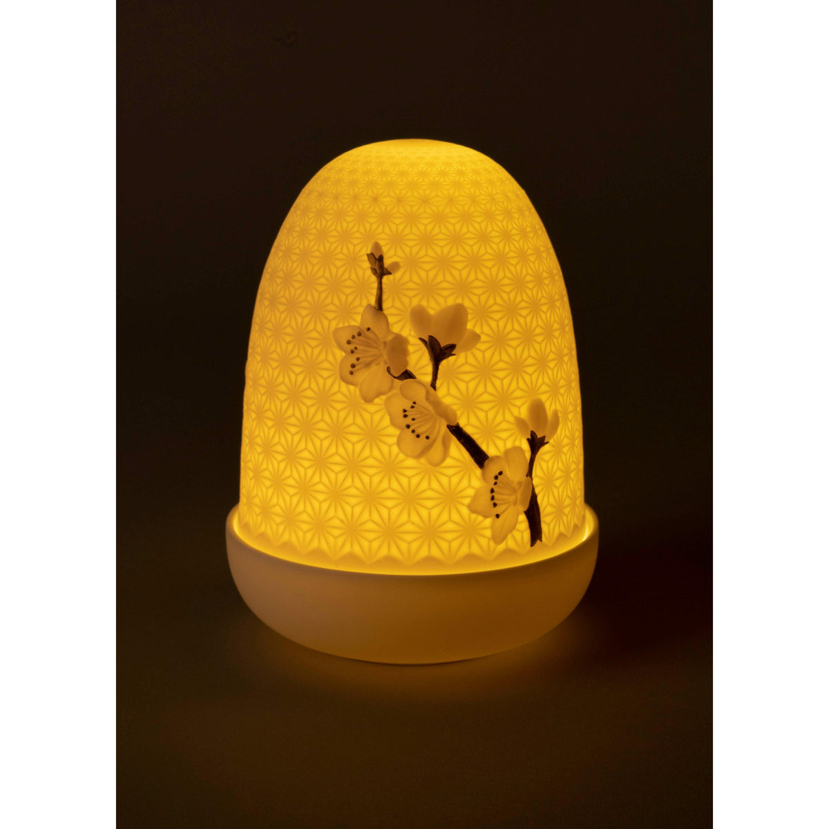 Lladro - Cherry Blossoms Dome Table Lamp - 01023989 | Montreal Lighting & Hardware