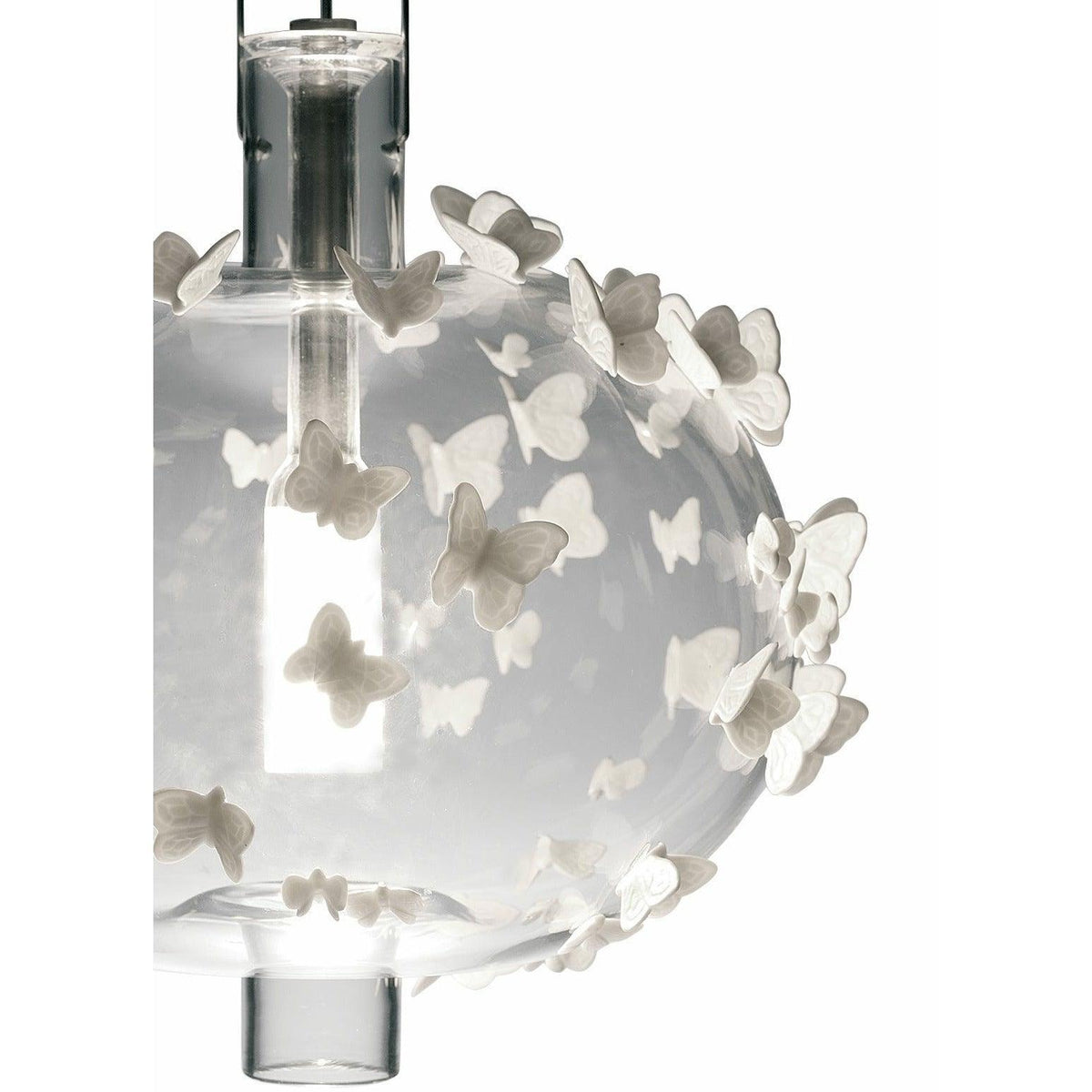 Lladro - Freeze Frame Butterflies Ceiling Lamp - 01017048 | Montreal Lighting & Hardware