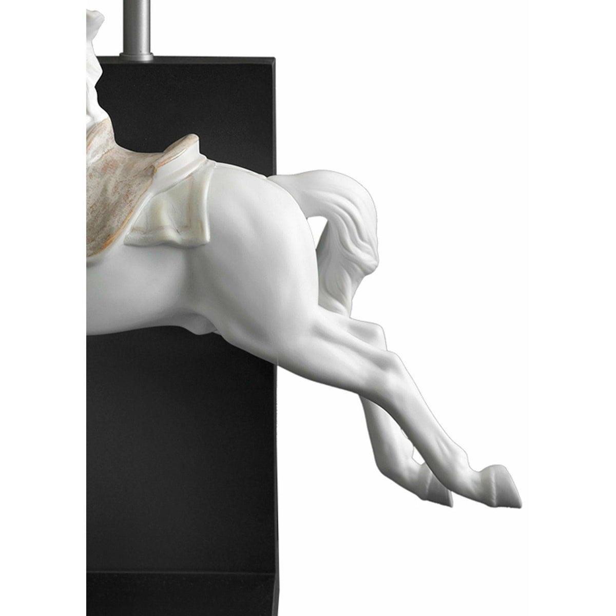 Lladro - Horse on Pirouette Table Lamp - 01023062 | Montreal Lighting & Hardware