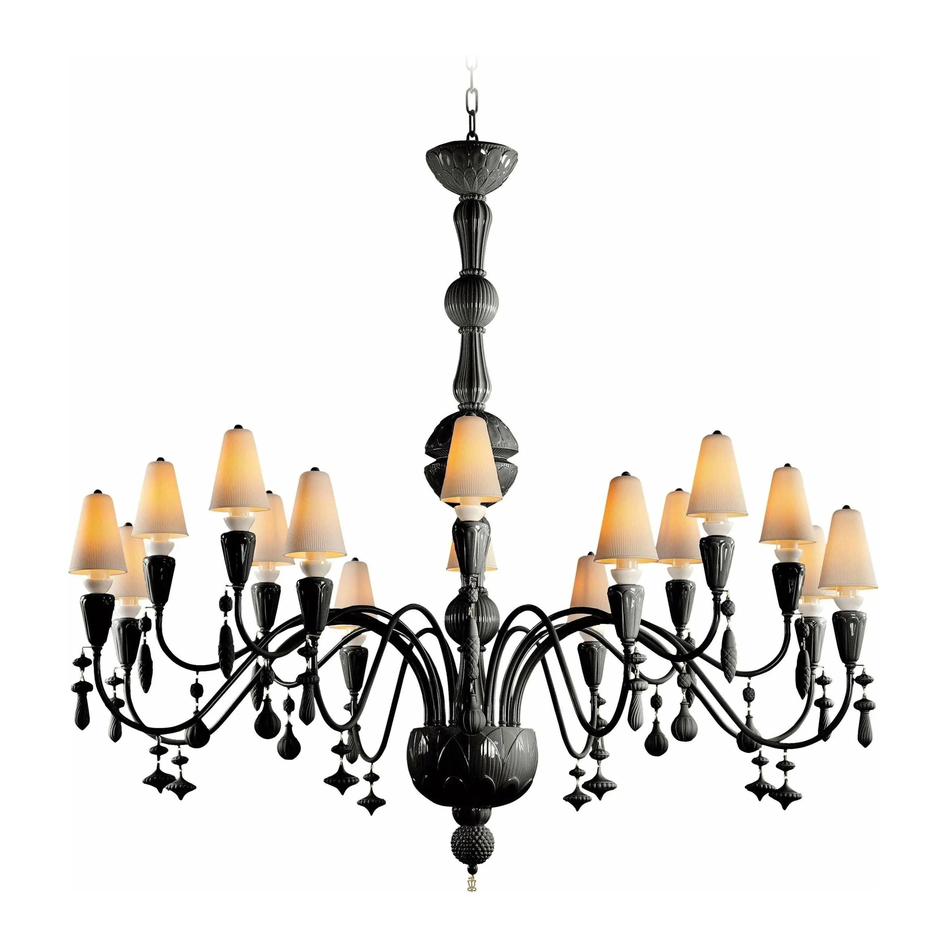 Lladro - Ivy & Seed 16 Lights Chandelier - 01023856 | Montreal Lighting & Hardware