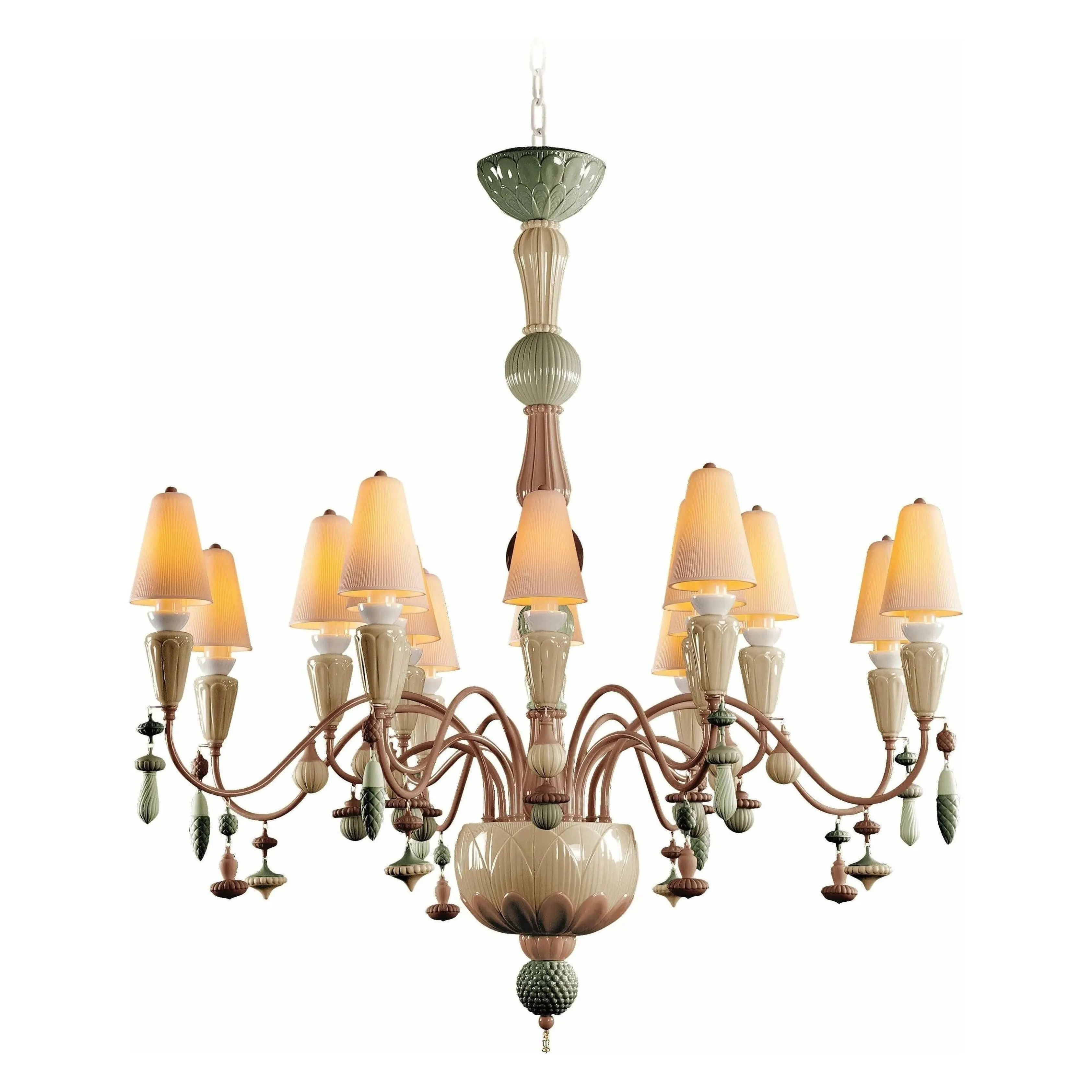 Lladro - Ivy & Seed 16 Lights Chandelier - 01023856 | Montreal Lighting & Hardware