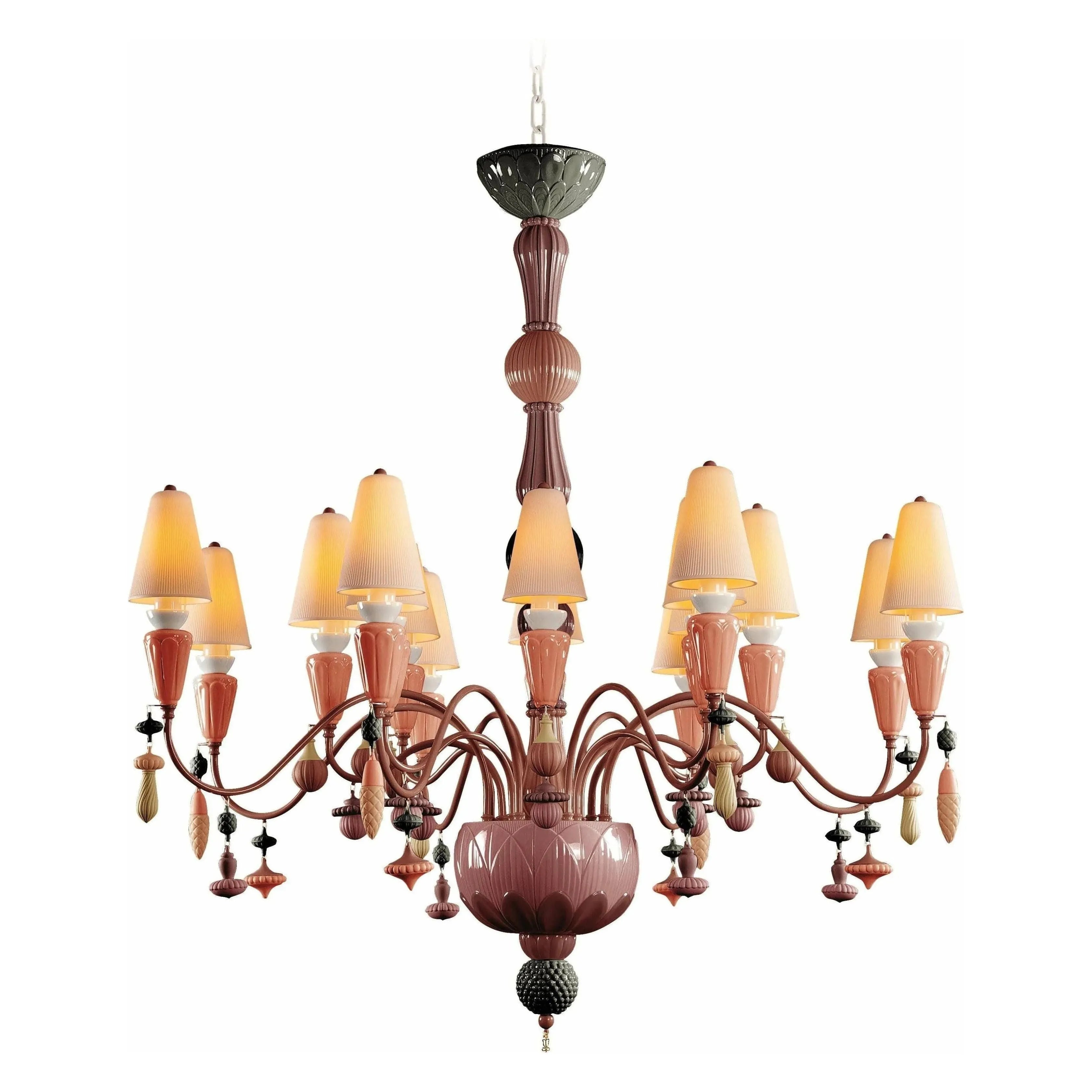 Lladro - Ivy & Seed 16 Lights Chandelier - 01023856 | Montreal Lighting & Hardware