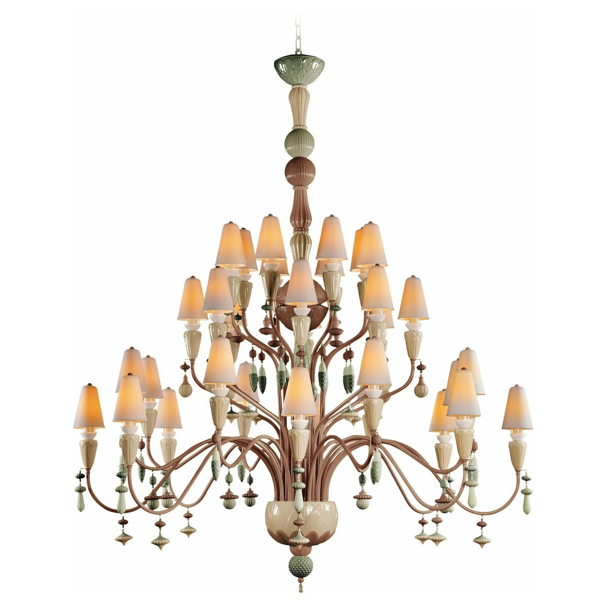 Lladro - Ivy & Seed 32 Lights Chandelier - 01023844 | Montreal Lighting & Hardware