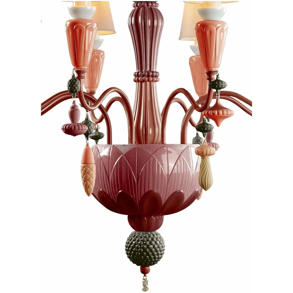 Lladro - Ivy & Seed 8 Lights Chandelier - 01023799 | Montreal Lighting & Hardware