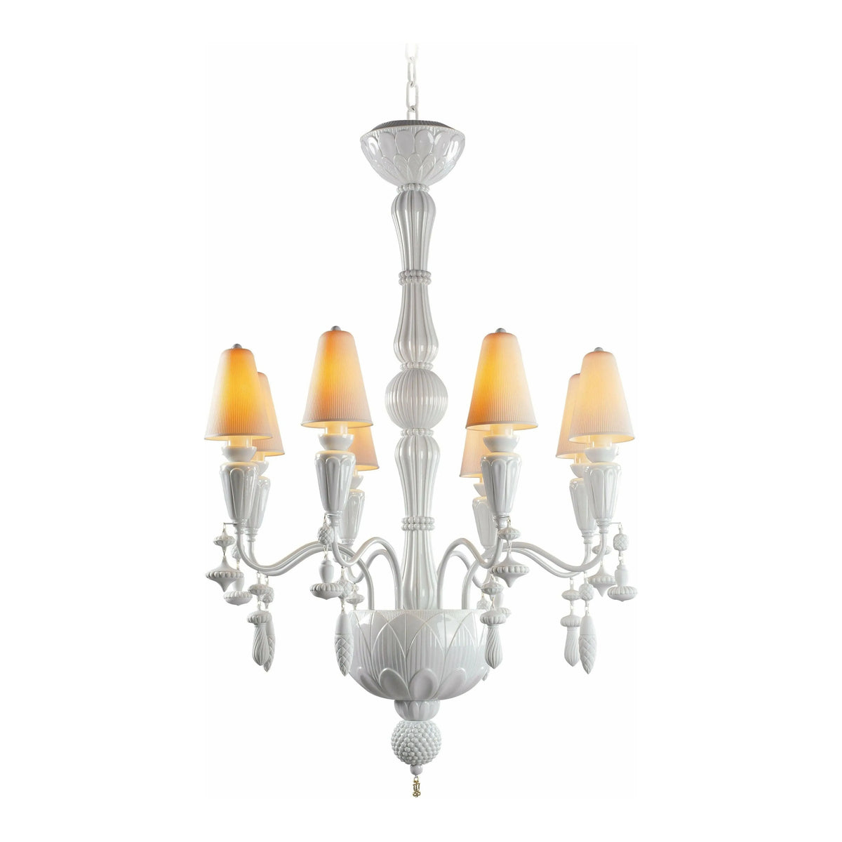 Lladro - Ivy & Seed 8 Lights Chandelier - 01023799 | Montreal Lighting & Hardware