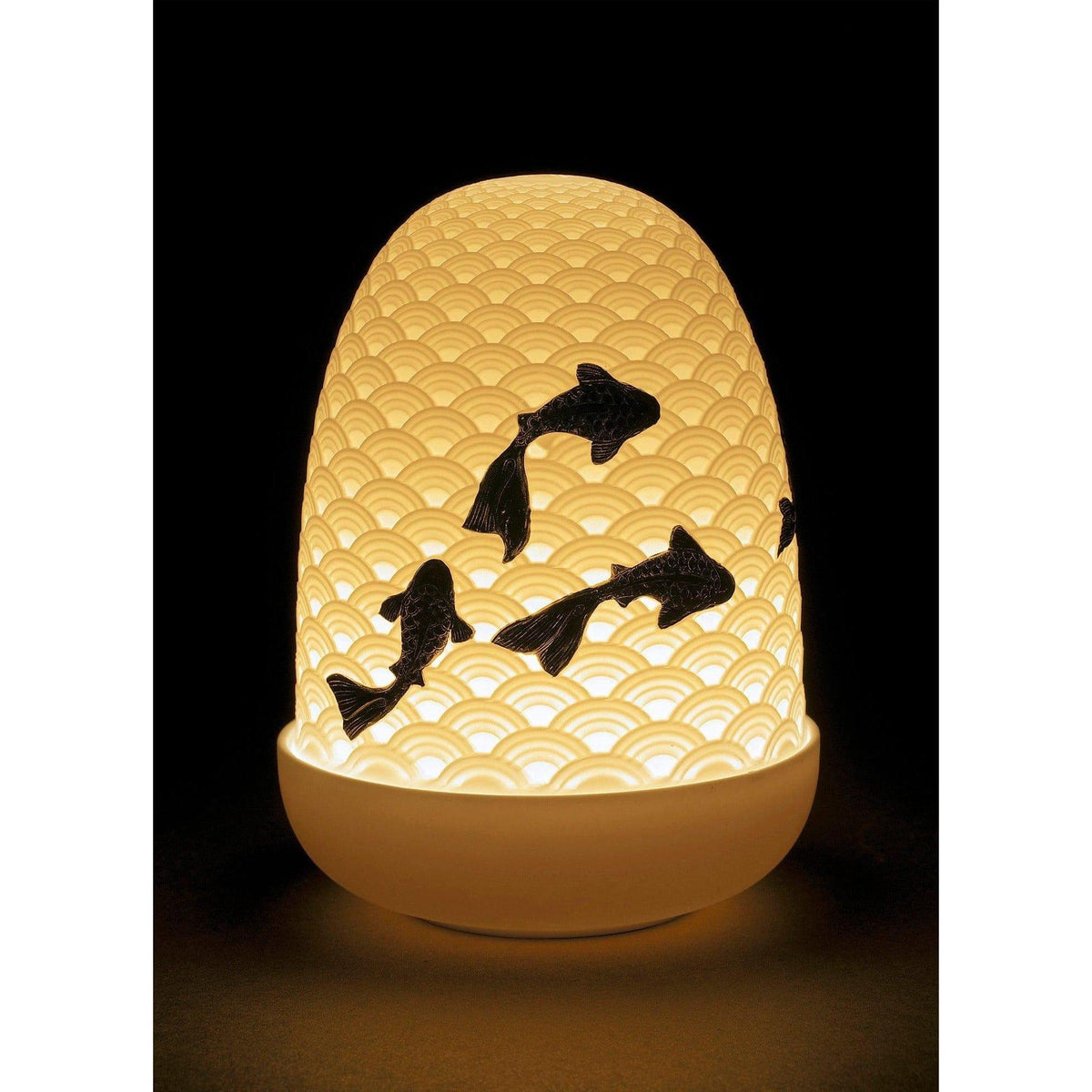 Lladro - Koi Dome Table Lamp - 01023888 | Montreal Lighting & Hardware