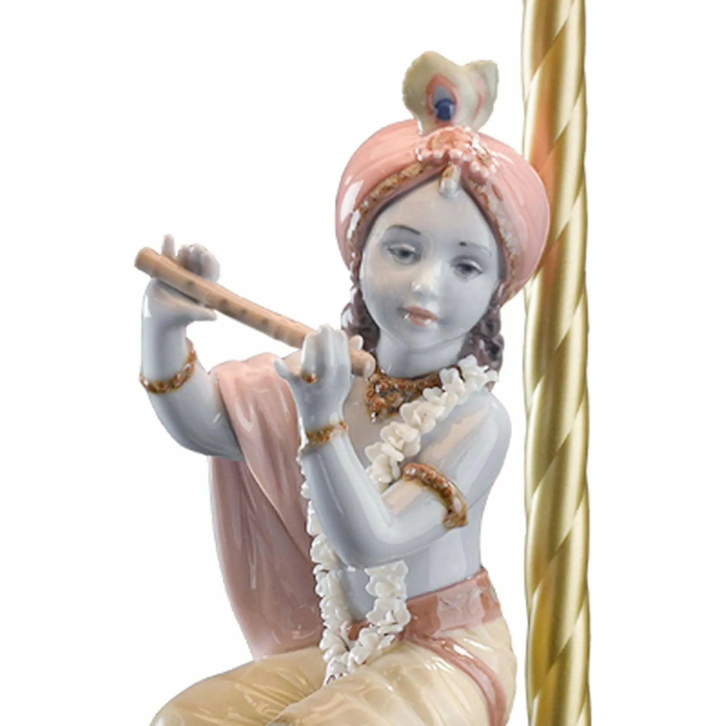 Lladro - Lord Krishna Table Lamp - 01023106 | Montreal Lighting & Hardware