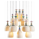 Lladro - Mademoiselle 24 Lights Strolling through Blossoms Chandelier - 01023549 | Montreal Lighting & Hardware