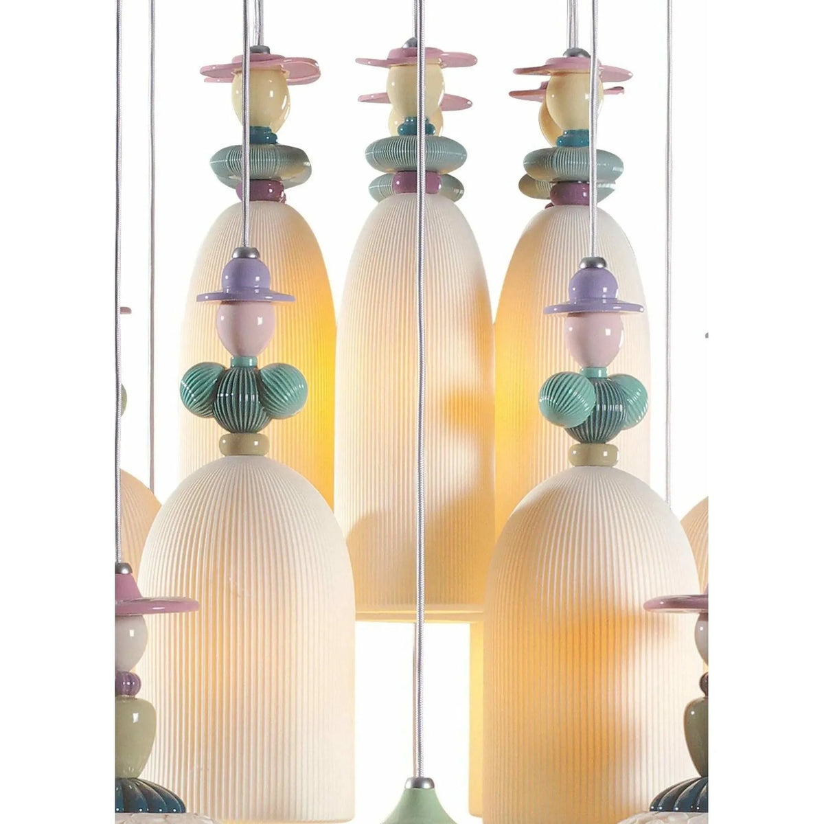 Lladro - Mademoiselle 24 Lights Strolling through Blossoms Chandelier - 01023549 | Montreal Lighting & Hardware