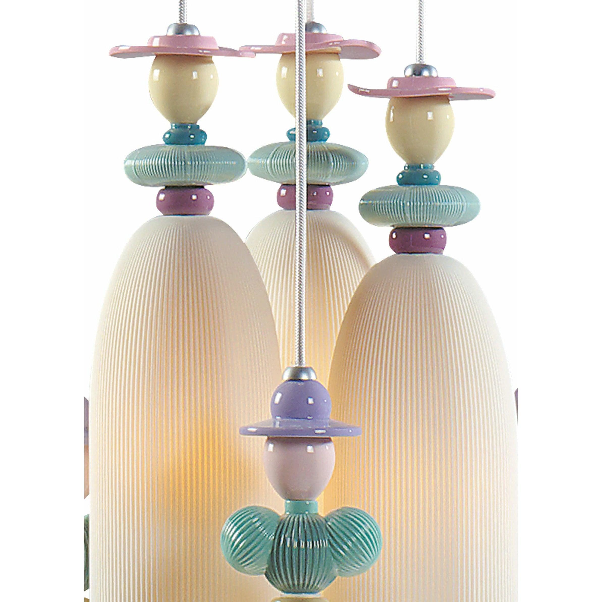 Lladro - Mademoiselle 6 Lights Gathering in The Lawn Ceiling Lamp - 01023558 | Montreal Lighting & Hardware