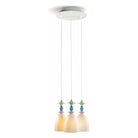 Lladro - Mademoiselle Round Canopy 3 Lights Sharing Secrets Ceiling Lamp - 01023552 | Montreal Lighting & Hardware