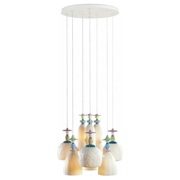 Madermoiselle 9 Lumières Rêves Bord de Mer Suspendu
