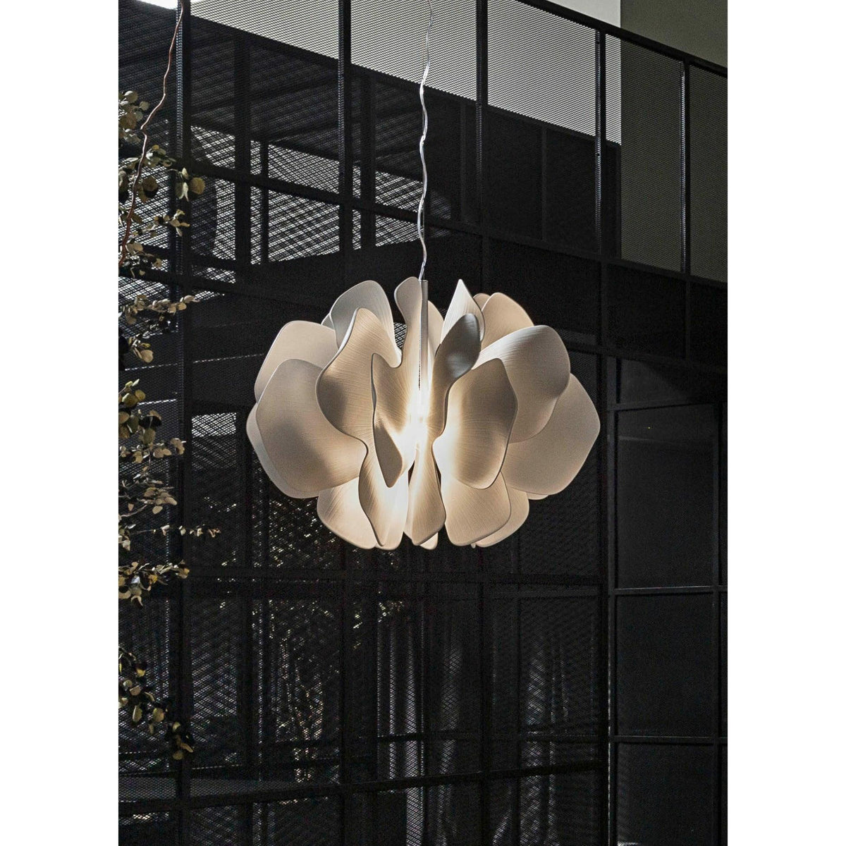 Lladro - Nightbloom Hanging Lamp - 01023987 | Montreal Lighting & Hardware