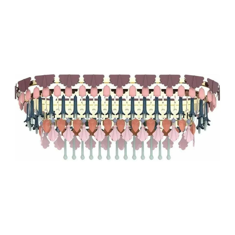 Lladro - Seasons Oval Chandelier - 01024204 | Montreal Lighting & Hardware