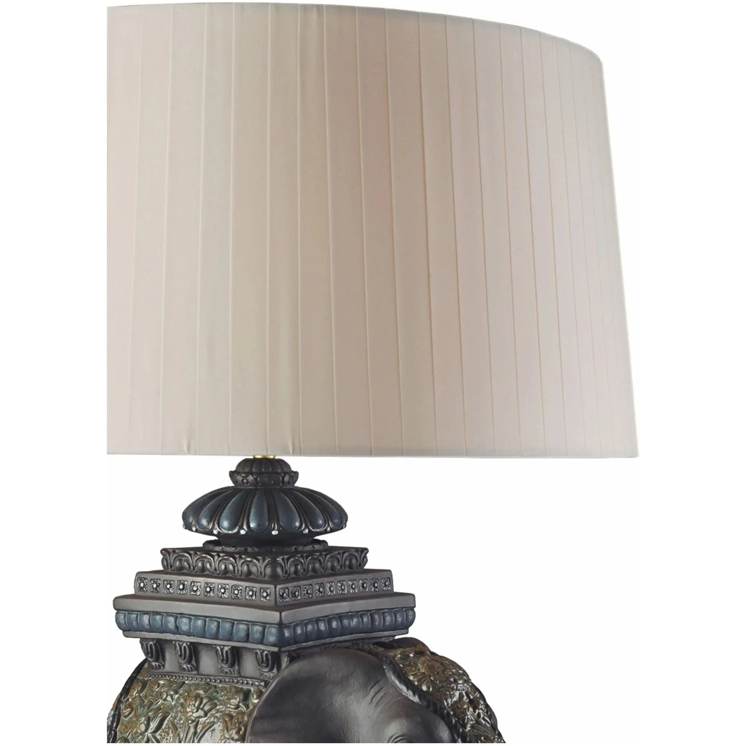 Lladro - Siamese Elephant Table Lamp - 01023090 | Montreal Lighting & Hardware