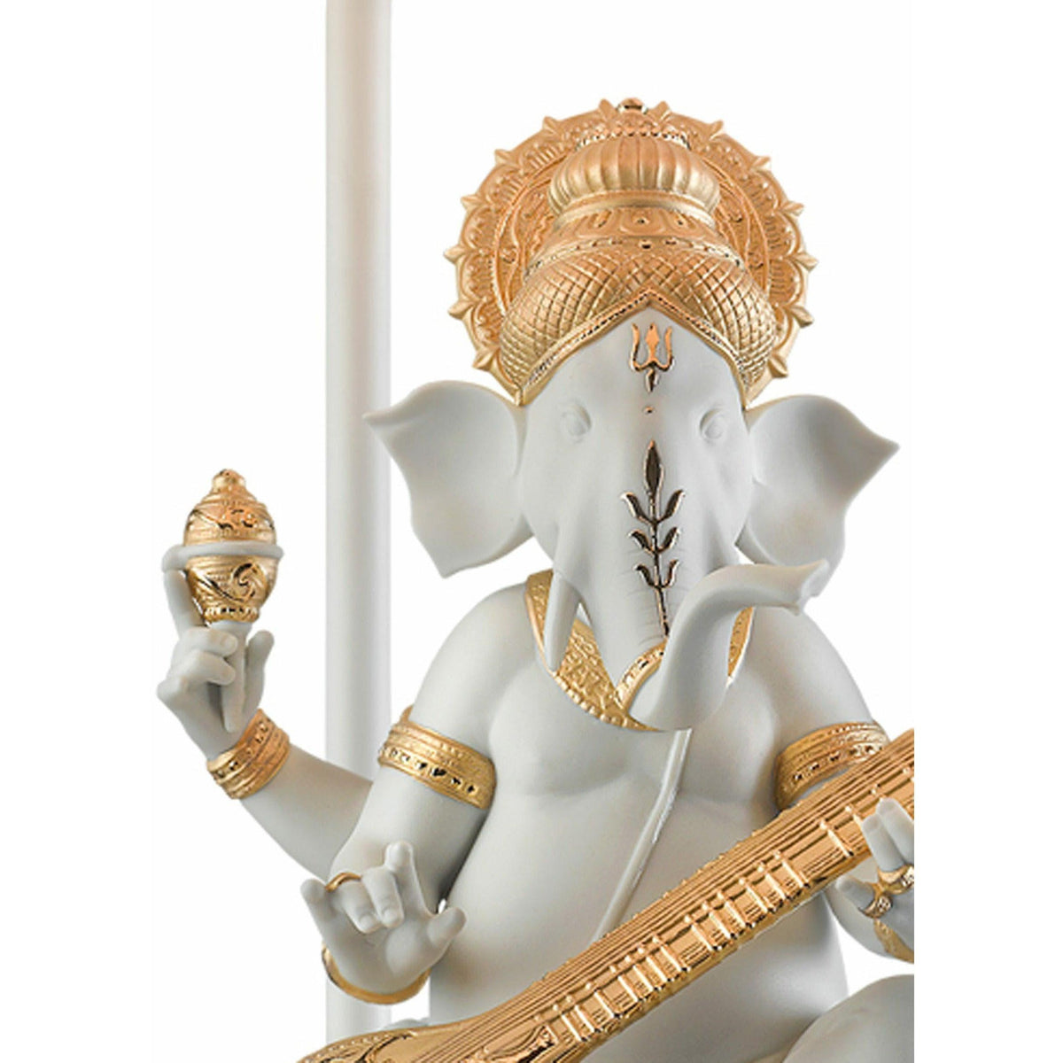 Lladro - Veena Ganesha Table Lamp - 01023168 | Montreal Lighting & Hardware