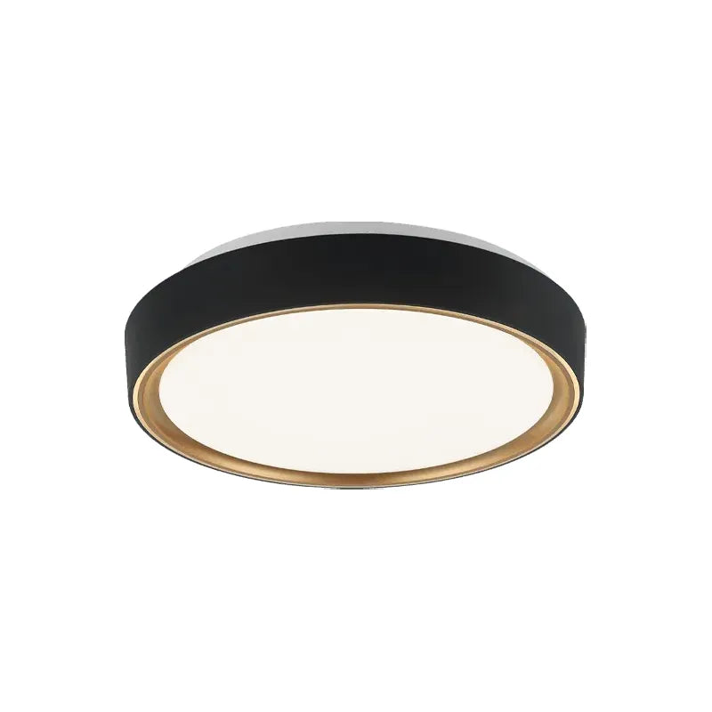 Matteo Lighting - Alamus Flush Mount - M10601BKGL | Montreal Lighting & Hardware