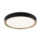 Matteo Lighting - Alamus Flush Mount - M10602BKGL | Montreal Lighting & Hardware