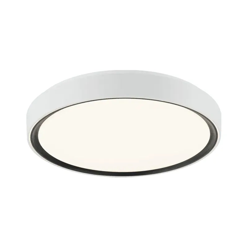 Matteo Lighting - Alamus Flush Mount - M10602WHBK | Montreal Lighting & Hardware