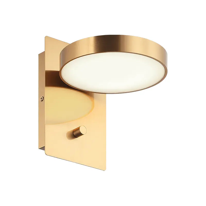 Matteo Lighting - Azton LED Wall Sconce - S01801AG | Montreal Lighting & Hardware