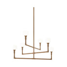 Matteo Lighting - Candlestix Chandelier - C64806AGOP | Montreal Lighting & Hardware