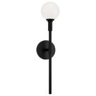Matteo Lighting - Candlestix Wall Sconce - W64801BKOP | Montreal Lighting & Hardware