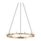 Matteo Lighting - Cascadian Circular Single Chandelier - C75209AG | Montreal Lighting & Hardware