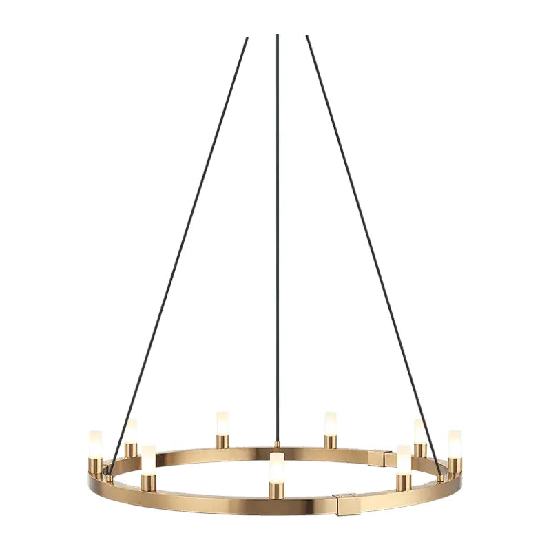 Matteo Lighting - Cascadian Circular Single Chandelier - C75209AG | Montreal Lighting & Hardware
