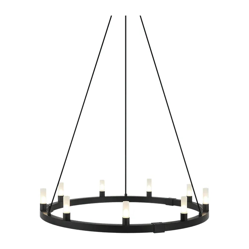 Matteo Lighting - Cascadian Circular Single Chandelier - C75209MB | Montreal Lighting & Hardware