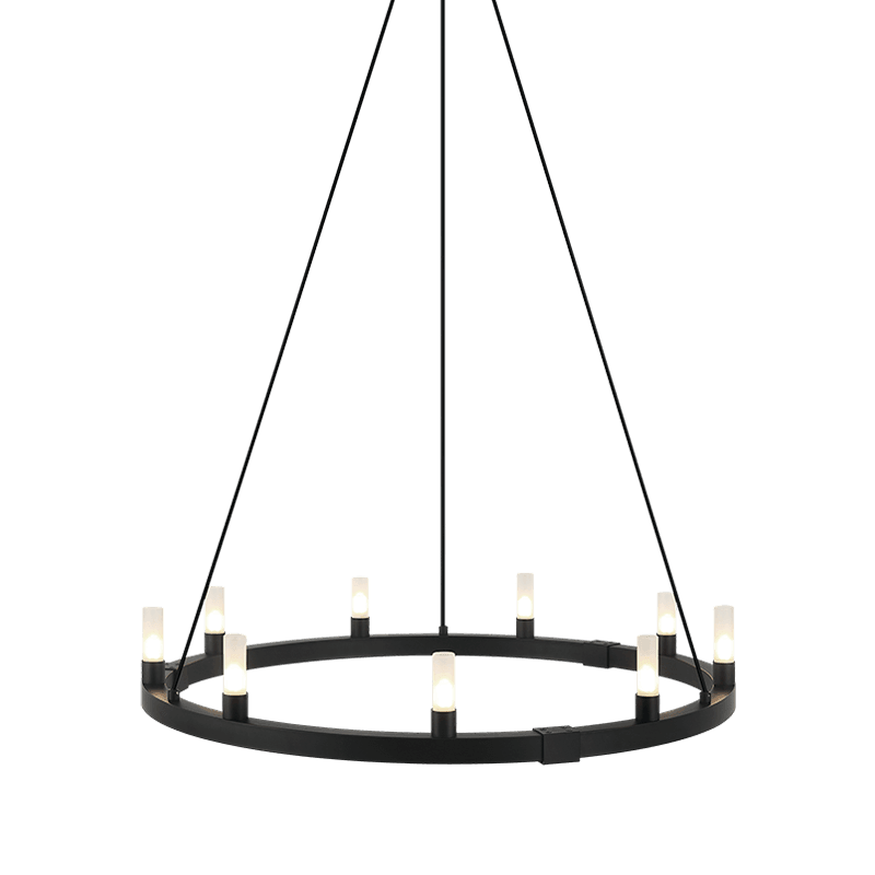 Matteo Lighting - Cascadian Circular Single Chandelier - C75209MB | Montreal Lighting & Hardware