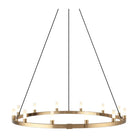 Matteo Lighting - Cascadian Circular Single Chandelier - C75212AG | Montreal Lighting & Hardware