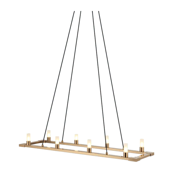Cascadian Rectangular Single Chandelier
