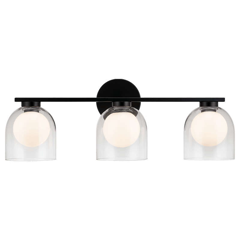 Matteo Lighting - Derbishone Wall Sconce - W60703BKCL | Montreal Lighting & Hardware