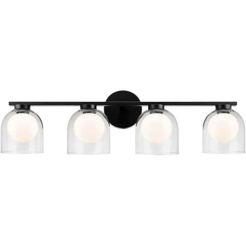 Matteo Lighting - Derbishone Wall Sconce - W60704BKCL | Montreal Lighting & Hardware